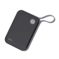 Universal 10000 mah Dual Port Portable Power Bank Charger Juice Box JCB10 (Black)